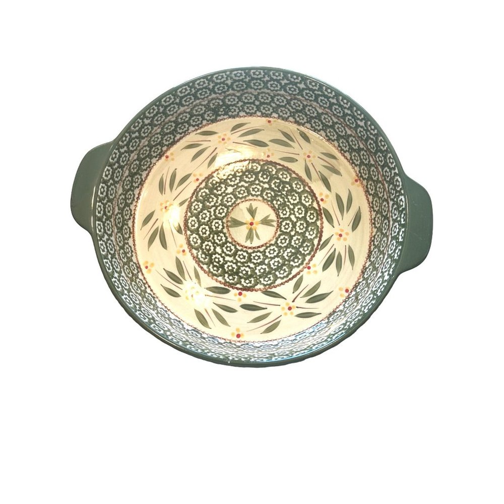 Temptations Old World Green 3 Quart Bowl